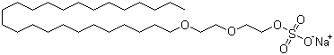68585-34-2,Sodium lauryl ether sulfate,Alcohols, (C10-16), ethoxylated, monoether with sulfuric acid, sodium salts;(C10-C16) Alcohol ethoxylate, sulfated, sodium salt;(C10-C16) Alkyl ethoxylate sulfuric acid, sodium salt;Polyethylene glycol mono-C10-16-alkyl ether sulfate sodium;Poly(oxy-1,2-ethanediyl), α-sulfo-ω-hydroxy-, C10-16-alkyl ethers, sodium salts;Sodium lauryl ether sulfate;